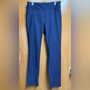 Elegant Navy Women's Straight Leg Jeans